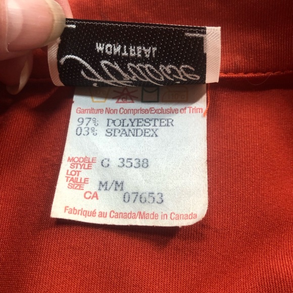 Ardoise Montreal  Rust orange blouse Med - Picture 3 of 10